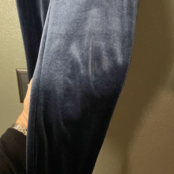 J.Crew Blue Velour Leggings Stretch - Picture 5 of 11